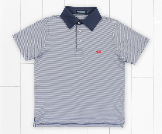 Southern Marsh youth Bermuda performance polo Hawthorne Marsh Wear