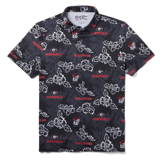 Reyn Spooner Georgia Bulldogs PUA Performance Polo Black