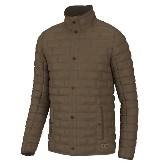Local Boy Brick Quilted Jacket Mocha Local Boy Outfitters