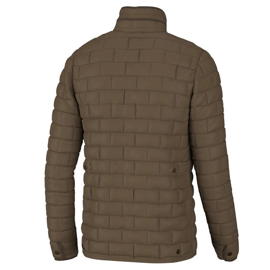 Local Boy Brick Quilted Jacket Mocha Local Boy Outfitters