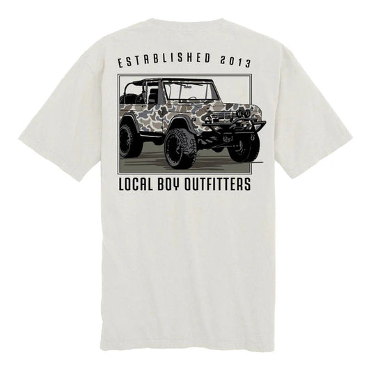 Local Boy Youth Bronco LCF SS Tee Silver Local Boy Outfitters