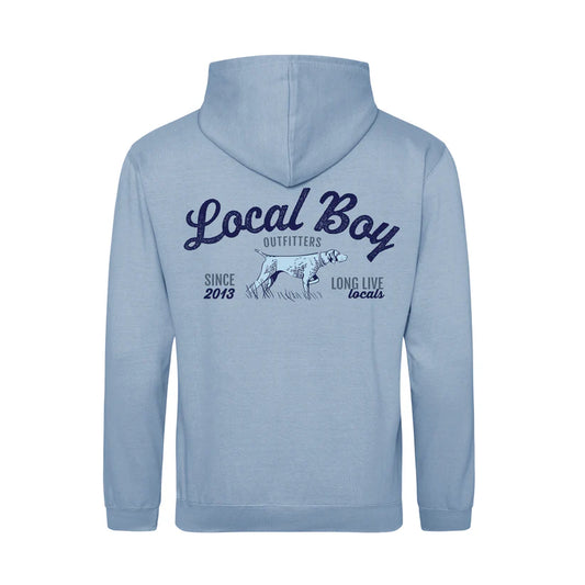 Local Boy Brushwood Hoodie Brid Dog Arch Sky Blue