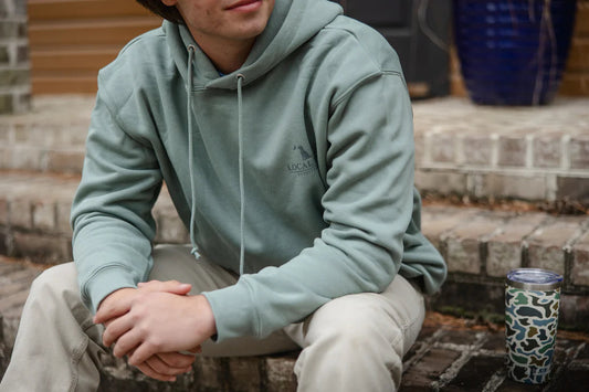 Local Boy Brushwood Hoodie Original Localflage Bluff Dusty Green Local Boy Outfitters