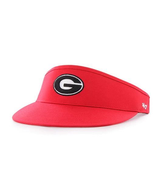 47 Brand GEORGIA BULLDOGS RED MONTAGE 47 VISOR 47 Brand