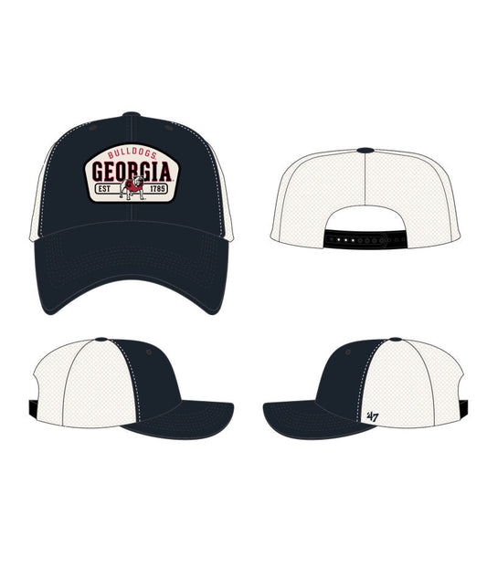47 Brand GEORGIA BULLDOGS VINTAGE BLACK PENWALD 47 CLEAN UP 47 Brand