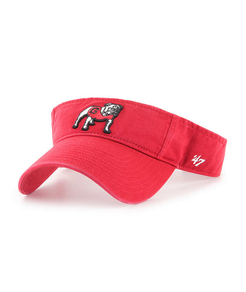 47 Brand GEORGIA BULLDOGS RED 47 CLEAN UP VISOR 47 Brand