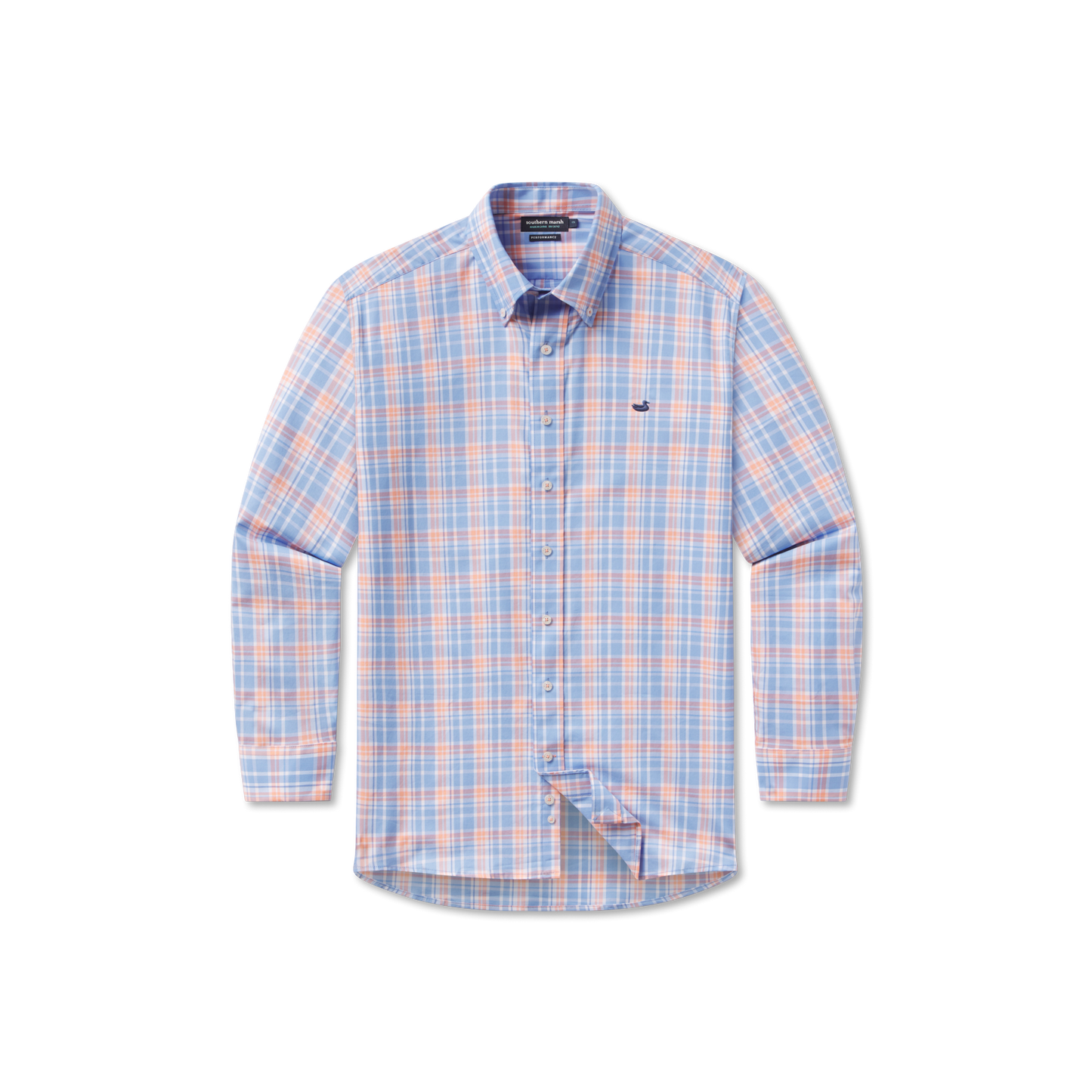Southern Marsh Grainger Performance Plaid Dress Shirt