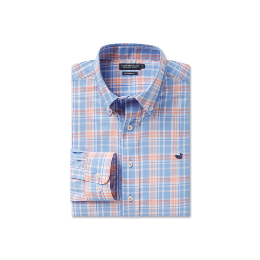 Southern Marsh Grainger Performance Plaid Dress Shirt