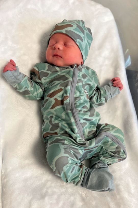 Burlebo Baby Onesie Retro Duck Camo Burlebo