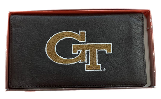 Rico Industries Georgia Tech Yellow Jackets Leather Checkbook Wallet
