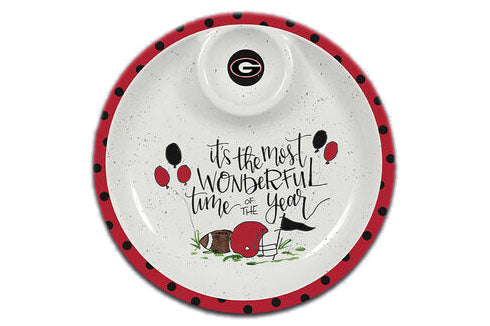 Magnolia Lane Georgia Bulldogs Chip and Dip Tray Magnolia Lane
