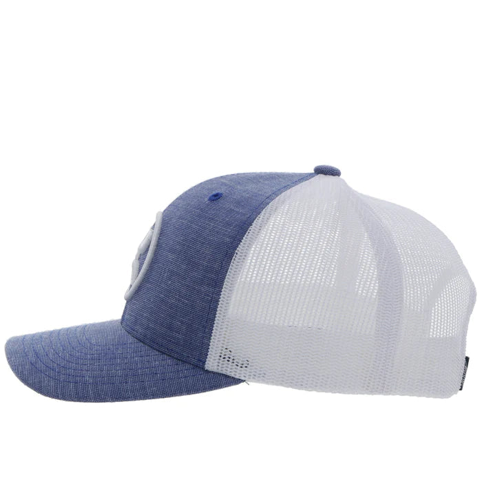 Hooey Classic Blue/White W/White Logo Trucker Hat Hooey