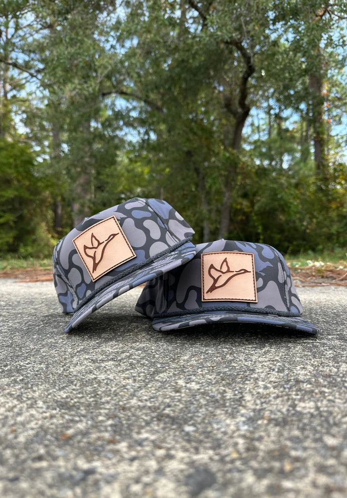 Combat Waterfowl Committed Timber Grinder Rope Hat Patch Combat Waterfowl