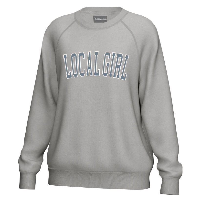 Local Girl Outfitters Cotton Crewneck Light Sand Local Girl Outfitters