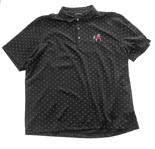 Cutter and Buck Georgia Bulldogs Snowflake Polo Black Cutter & Buck