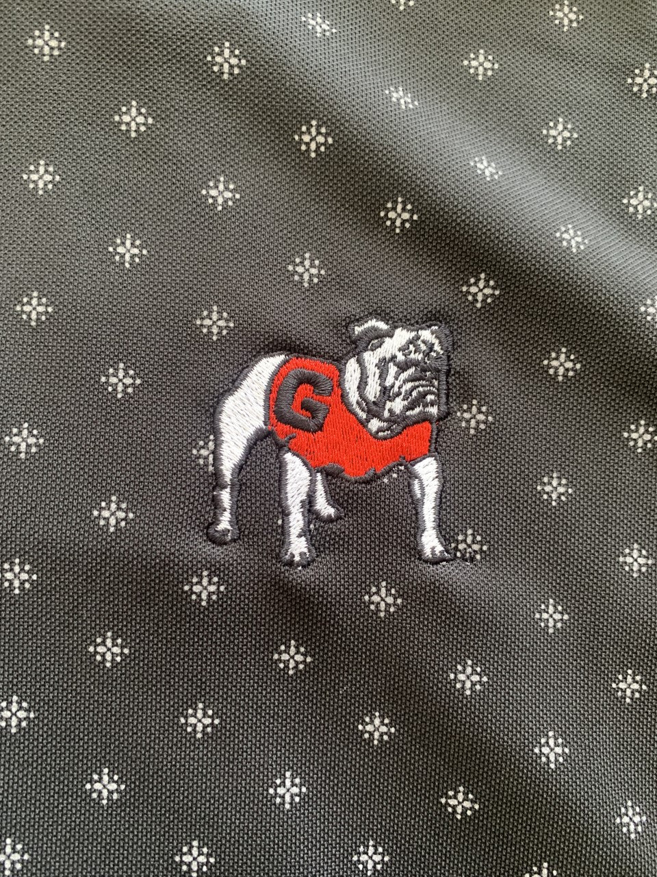 Cutter and Buck Georgia Bulldogs Snowflake Polo Black Cutter & Buck