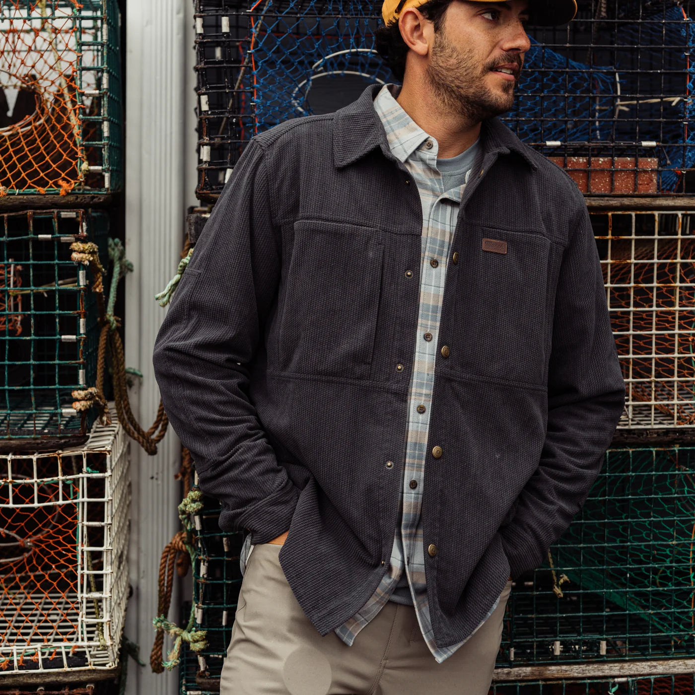 Marsh Wear Delano Cord Shacket Iron Marsh Wear