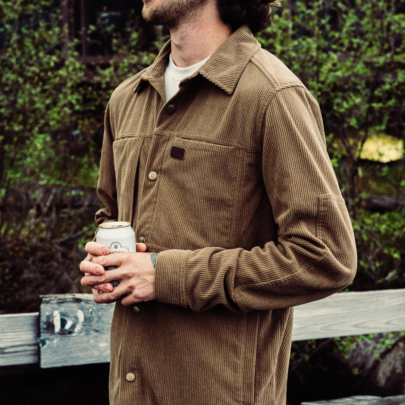 Marsh Wear Delano Cord Shacket Malt Ball Marsh Wear