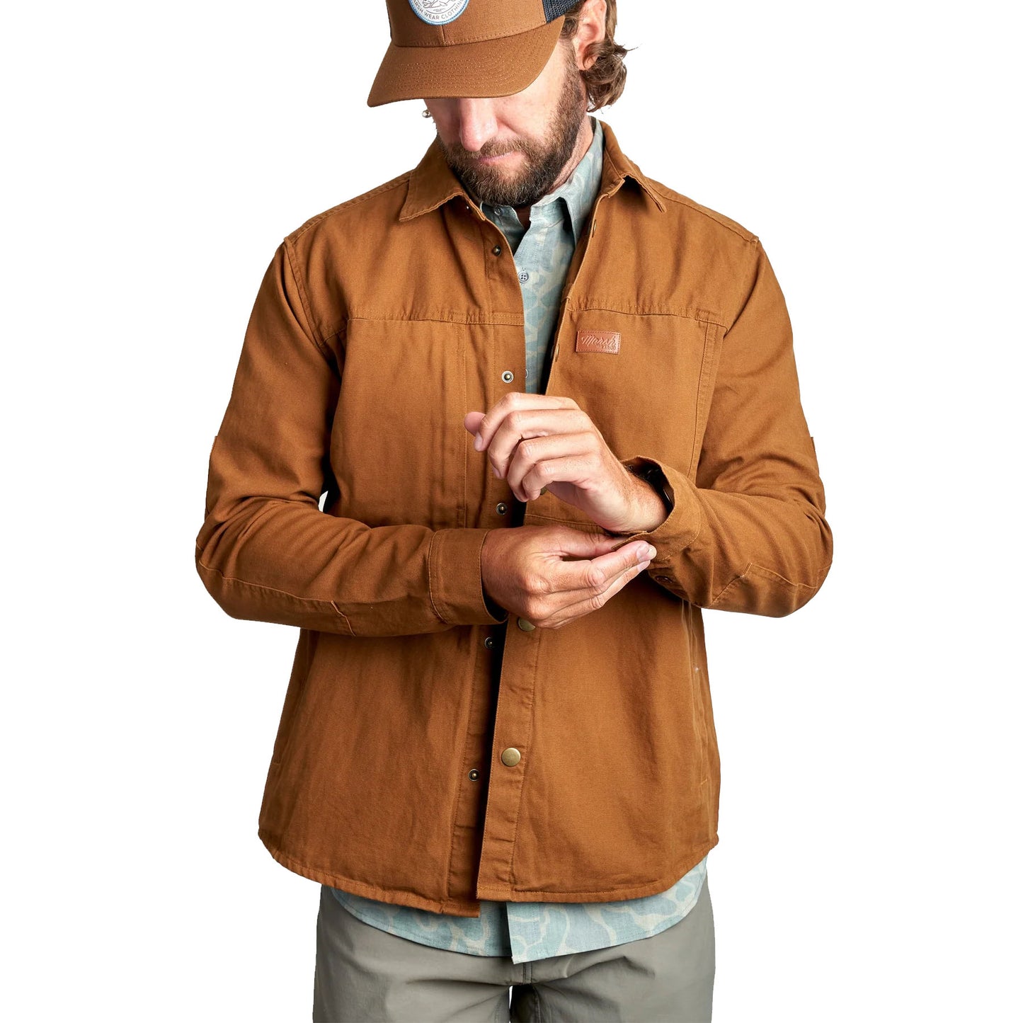 Marsh Wear Delano Shacket Tobacco
