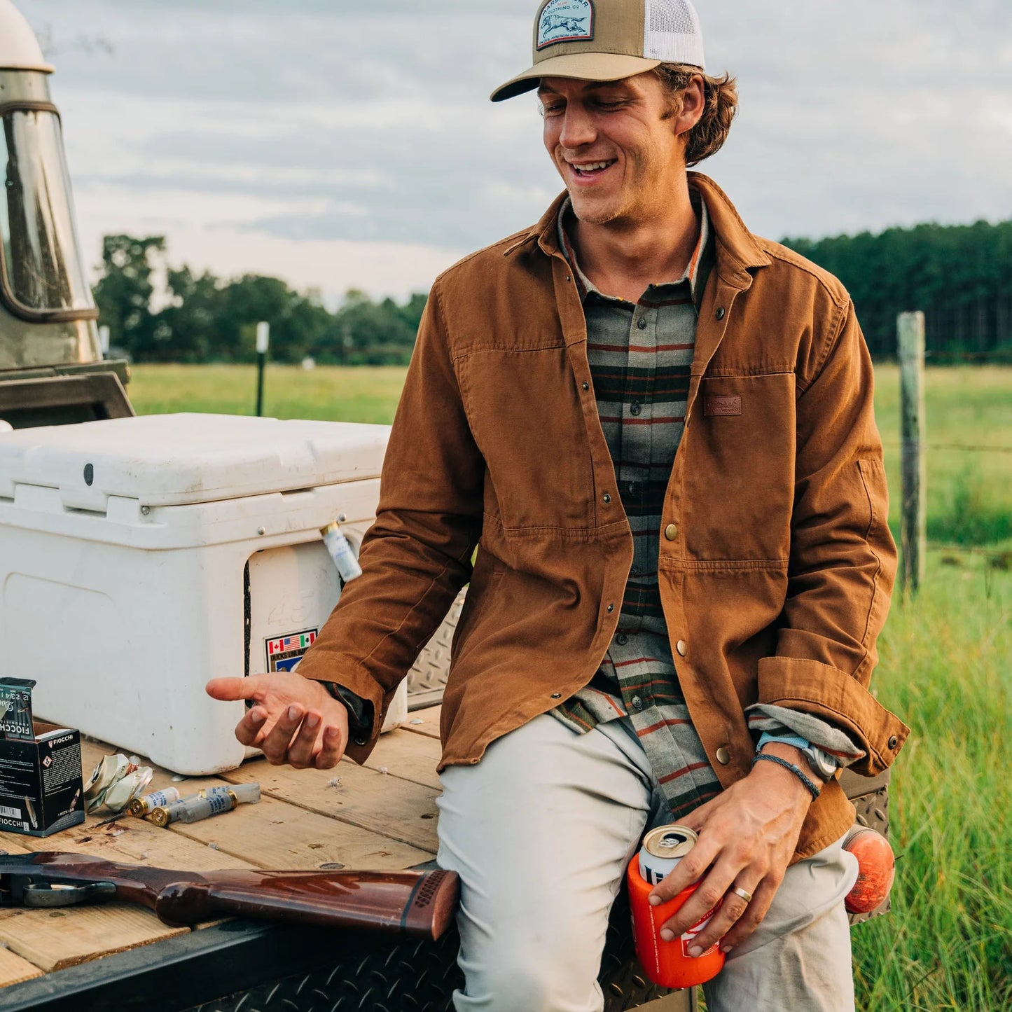 Marsh Wear Delano Shacket Tobacco