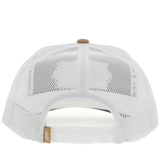 Hooey "DIAMOND" HAT TAN/WHITE W/TEAL/WHITE & BLACK PATCH Hooey