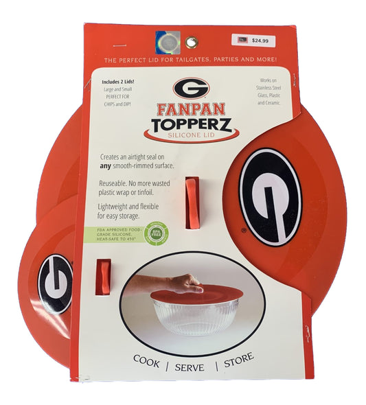 FanPan Georgia Bulldogs Silicone Lid Toppers