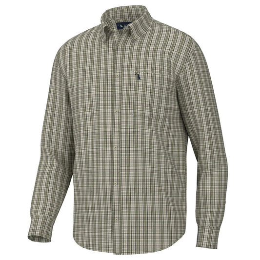 Local Boy Faulk Dress Shirt Olive/Forest/Brown