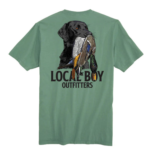 Local Boy Feathered Fetch SS Tee Light Green Local Boy Outfitters