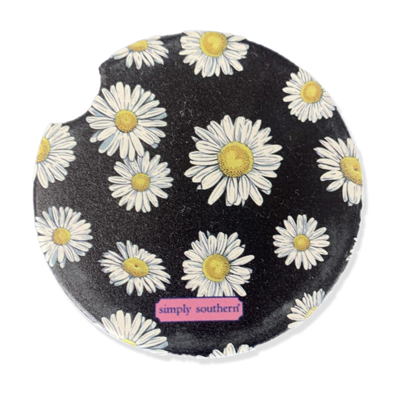 Simply Southern Flowers Car Coaster
