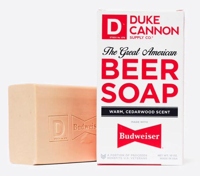 Duke Cannon GREAT AMERICAN BEER SOAP - MADE WITH BUDWEISER