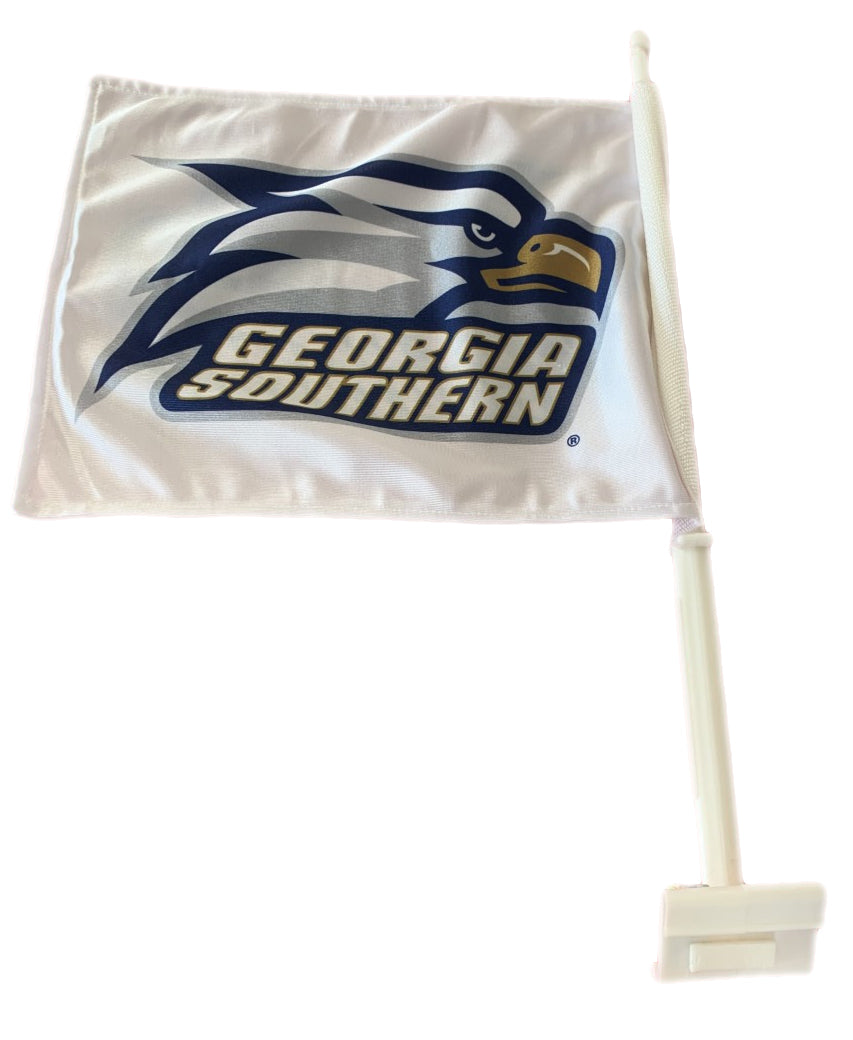 Jaymac Georgia Southern Car Flag White