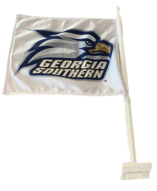 Jaymac Georgia Southern Car Flag White Jaymac