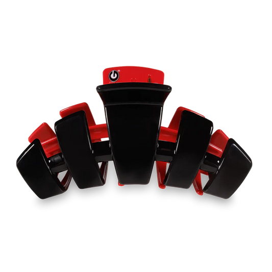 Teleties Georgia Bulldogs Medium Hair Clip