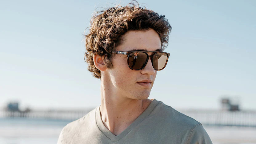 Knockaround Glossy Tortoise Shell / Amber Brightsides Sunglasses Knockaround