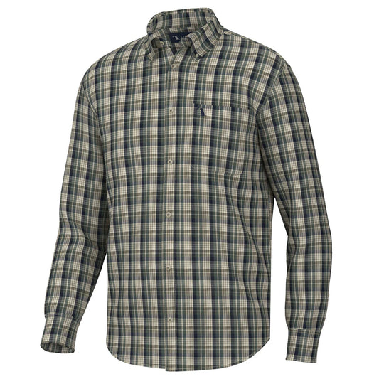 Local Boy Grange Dress Shirt Olive Green Navy