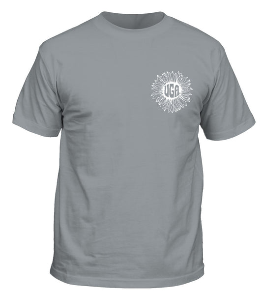 Georgia Bulldogs Groovy Text Shirt Silver