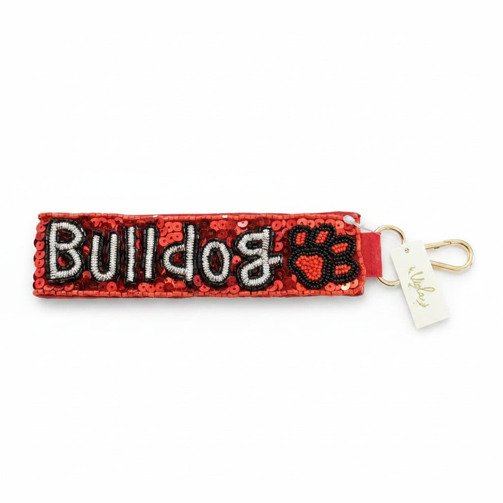 Georgia Bulldogs Game Day Bulldog Key Chain Red Golden Stella