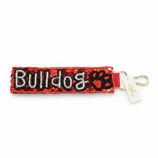 Georgia Bulldogs Game Day Bulldog Key Chain Red Golden Stella