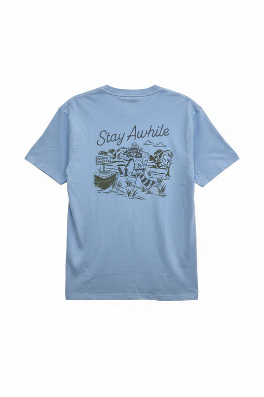 Marsh Wear Stay Awhile Short Sleeve Hazy Blue Marsh Wear