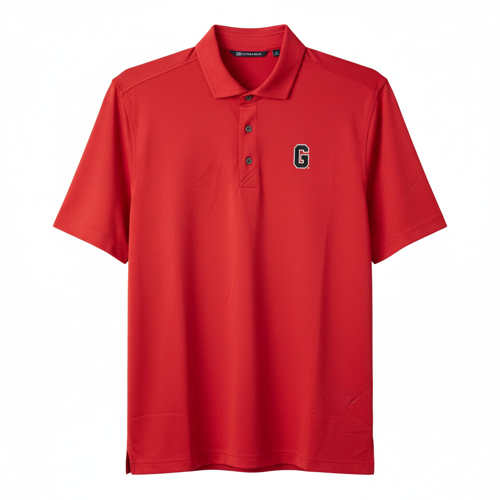 Cutter and Buck Georgia Bulldogs Virtue Eco Pique Polo Red Cutter & Buck