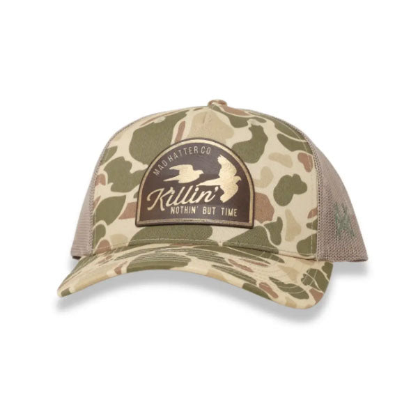 Mad Hatter Killin Nothing But Time Trucker Harvest Camo Mad Hatter