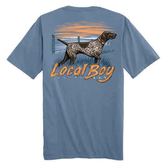 Local Boy Youth GSP Sunset SS Tee Slate Local Boy Outfitters