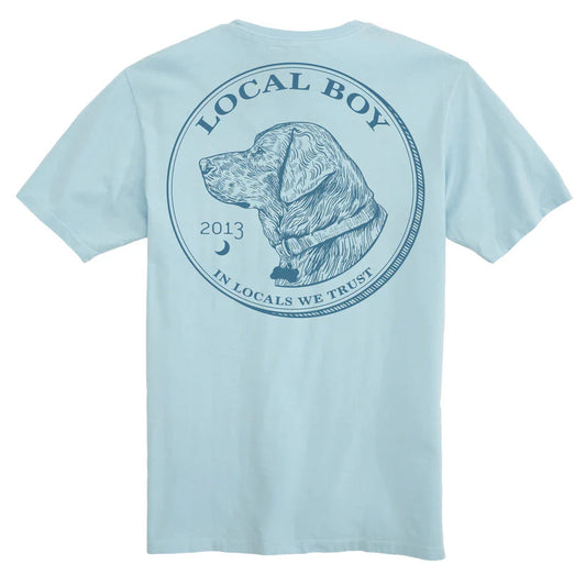 Local Boy Youth In Locals We Trust SS Tee Chambray Local Boy Outfitters