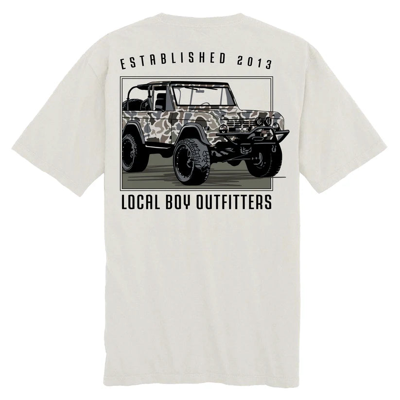 Local Boy Bronco LCF SS Tee Silver Local Boy Outfitters