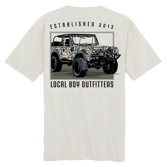 Local Boy Bronco LCF SS Tee Silver Local Boy Outfitters