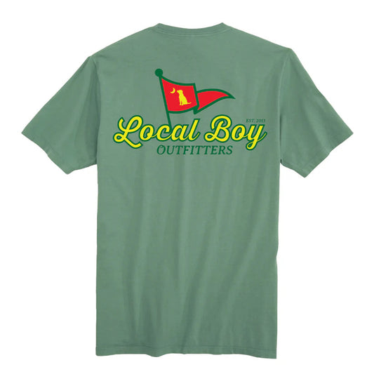 Local Boy Front Pin SS Tee Light Green Local Boy Outfitters