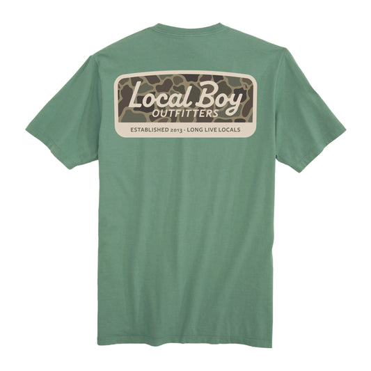 Local Boy Youth Brush Camo Mark SS Tee Local Boy Outfitters