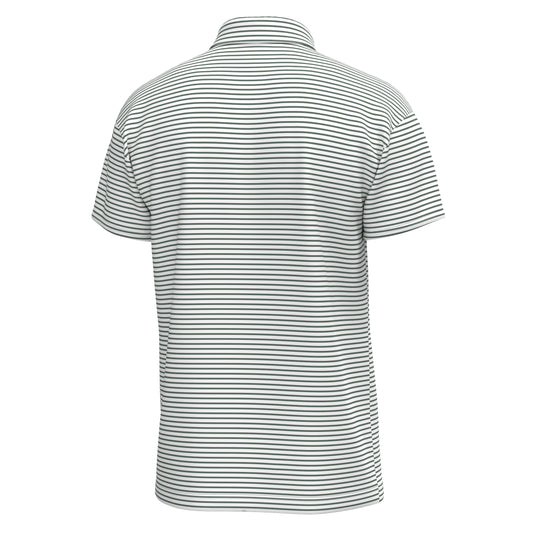 Local Boy Edisto Polo Dark Green and White Local Boy Outfitters