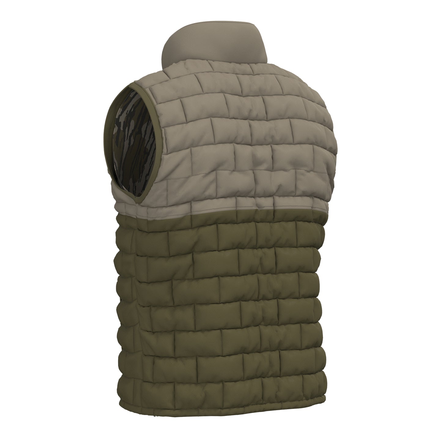 Local Boy Duck Down Vest Mossy Oak Original Bottomland Reversible Local Boy Outfitters