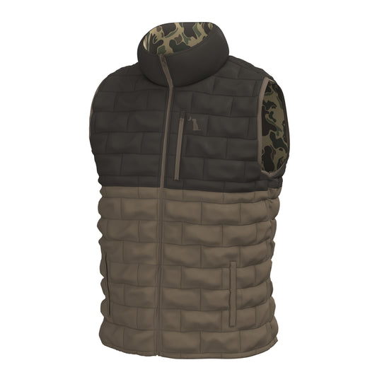 Local Boy Duck Down Vest Retro Camo Local Boy Outfitters